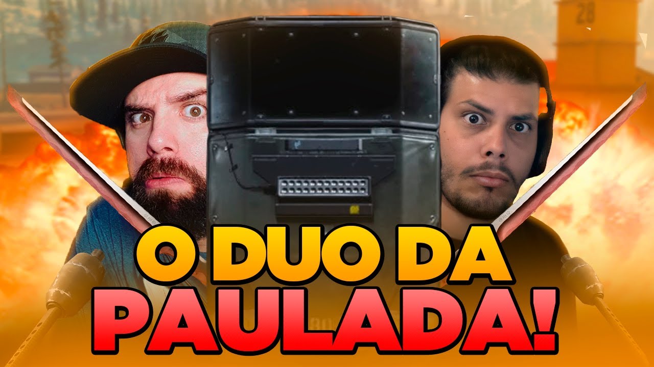 GANHAMOS S&Oacute; DE PAU E ESCUDO | COD Warzone feat. @Anarqui4