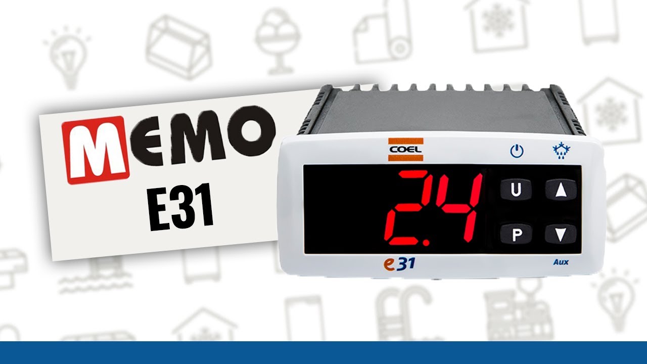 Controlador Coel E31 - configuração para chopeiras Memo