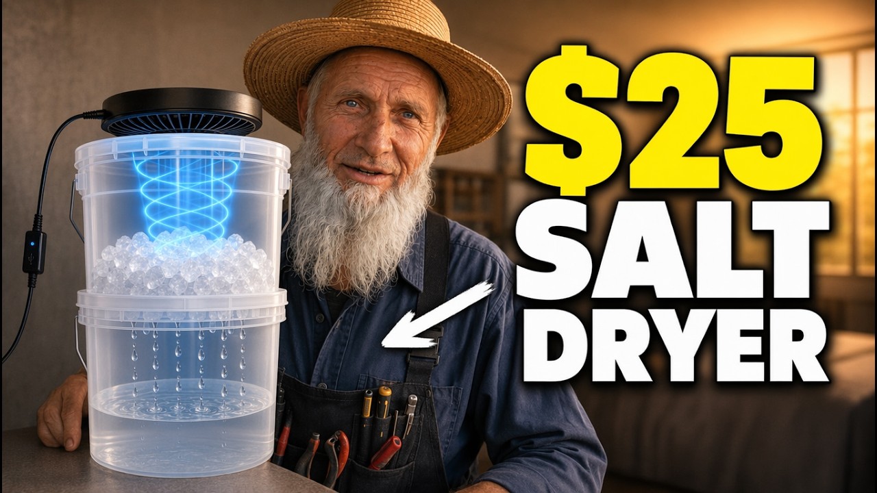 How To Build a $25 Salt Dehumidifier That Cools Humid Rooms Without AC