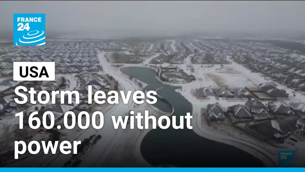 US storm leaves 160.000 without power • FRANCE 24 English