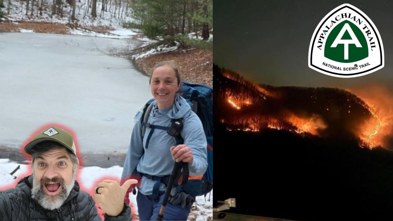 Hikers Dealing with FIRE and  ICE From The Start on the Appalachian Trail
