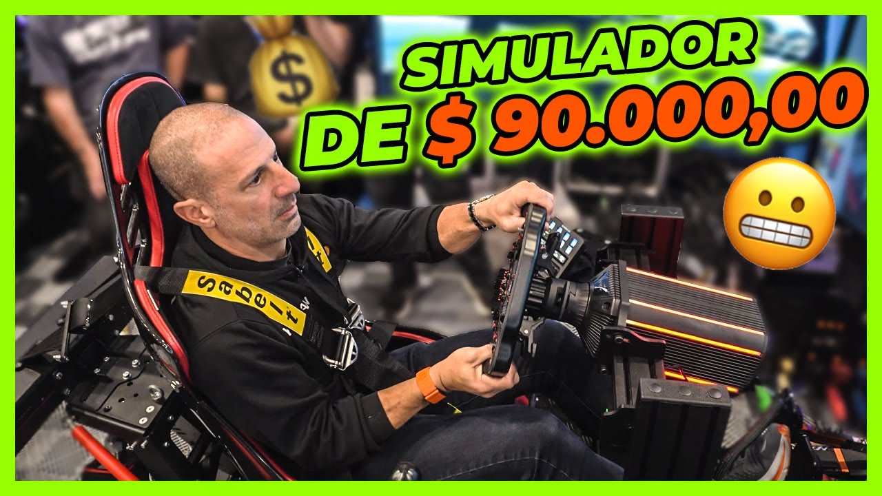 Testando simuladores na PRI SHOW 2024 em Indianápolis!