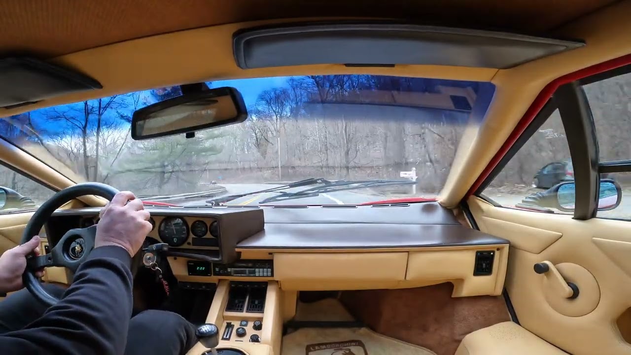 1988 Lamborghini Countach 5000 QV test drive!