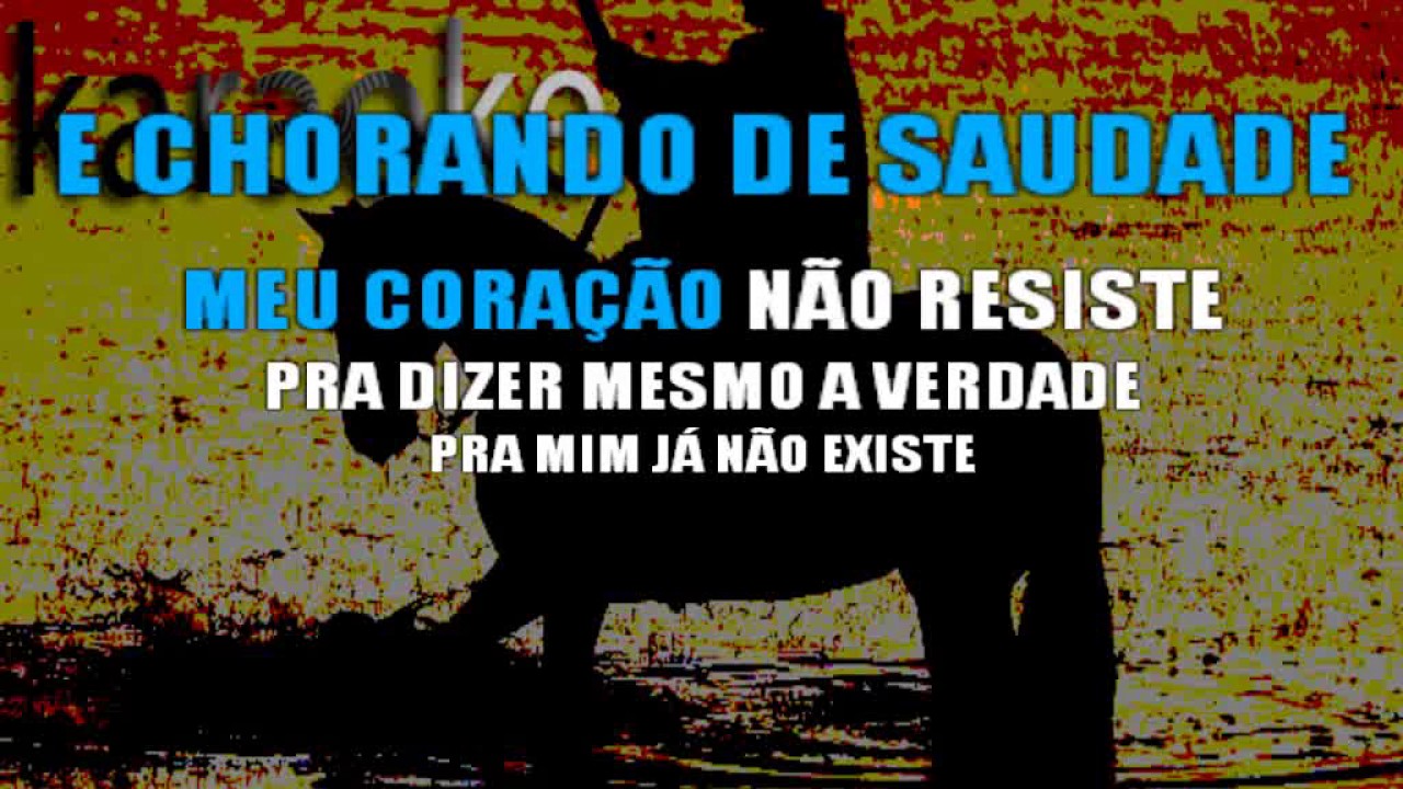amor distante - os filhos de goiás karaoke