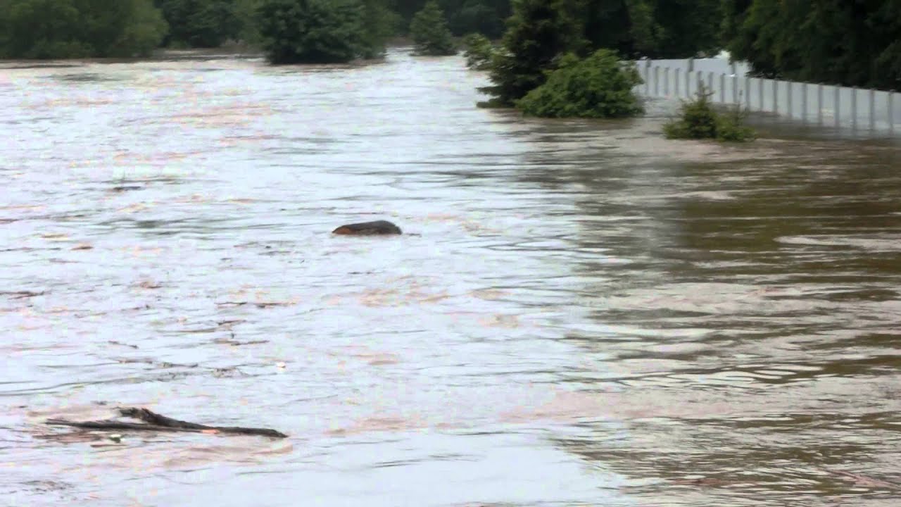 Hochwasser 2013 Muldebrücke Rochlitz