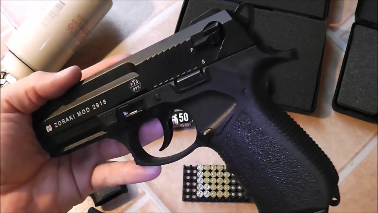Zoraki 2918 und 4918 // 9mmPAK // Schusstest // PTB-986