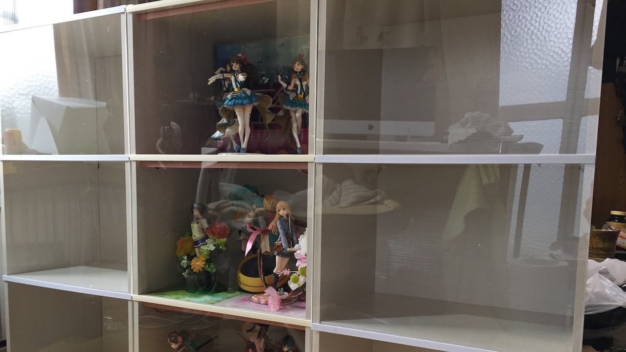 カラーボックスのフィギュアケース化（アクリル扉設置編）