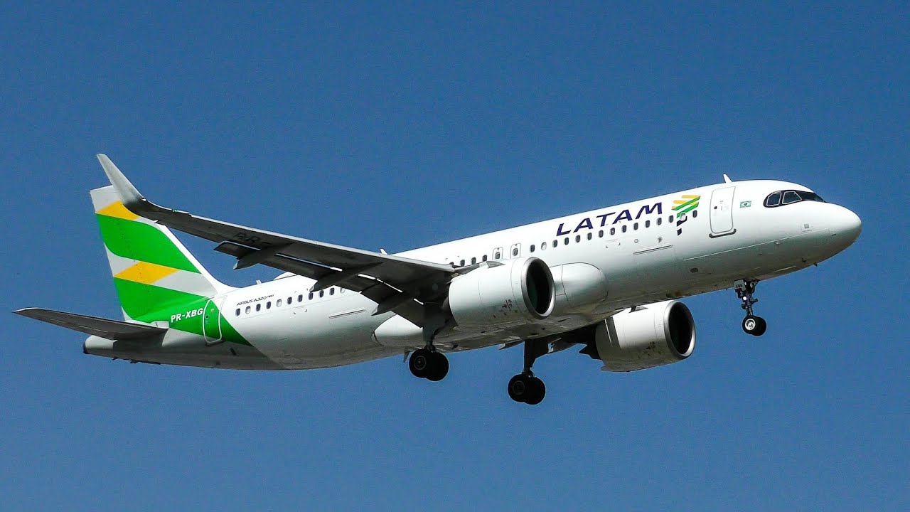 LATAM A320neo PR-XBG | Livery Especial Brasil llegando a Córdoba