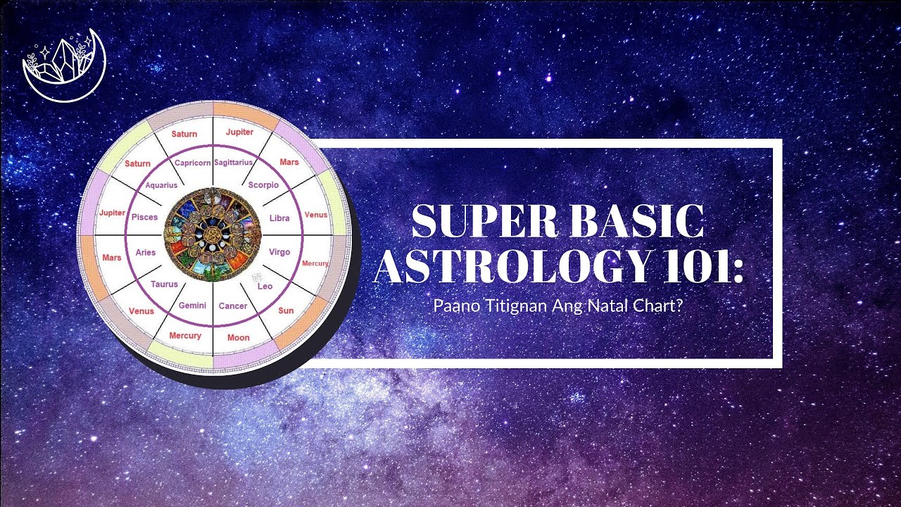 SUPER BASIC #ASTROLOGY 101: Paano Tignan Ang Natal Chart?