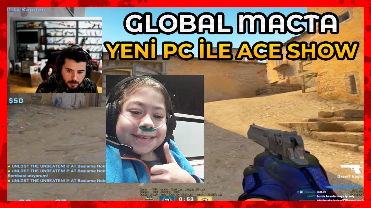 11 YAŞINDA MELİH UNLOST YAYINDA ACE ATIYOR! OHAAA