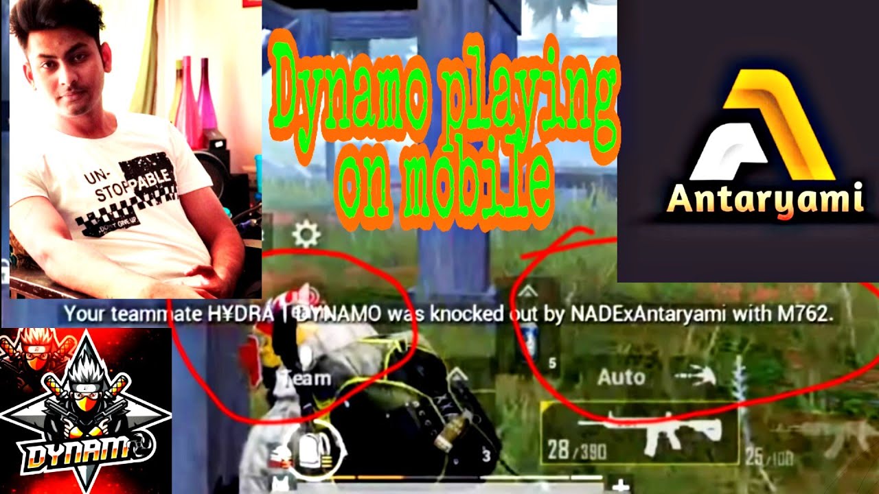 Hydra Dynamo vs Antaryami | Antaryami killed dynamo Gaming |  Pubg Mobile