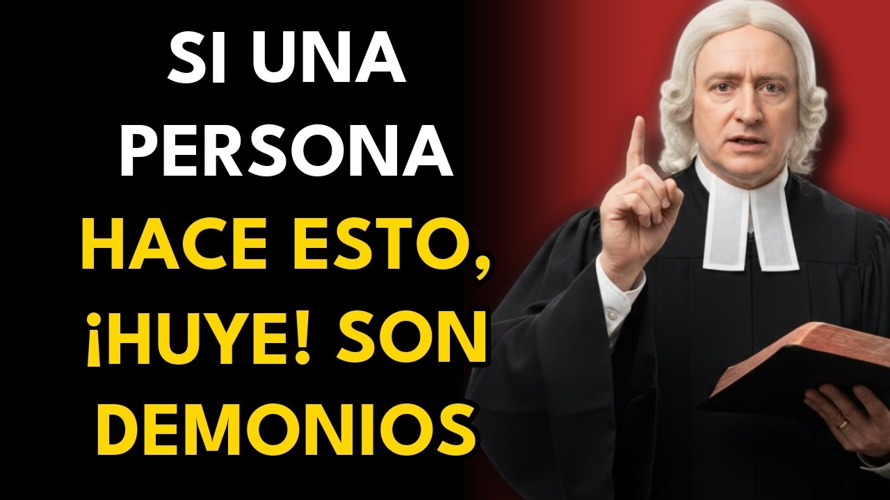 JOHN WESLEY ADVIERTE: ¡SI ALGUIEN HACE ESTO CERCA DE TI, CORRE INMEDIATAMENTE!