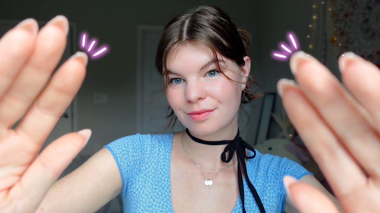 ASMR your face is plastic?! (face tapping with layered sounds)