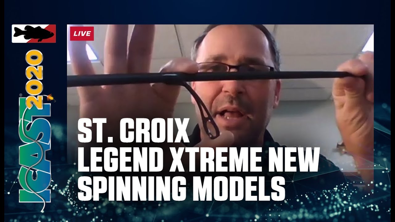 St. Croix Legend Xtreme Spinning Rods New Sizes 6'3
