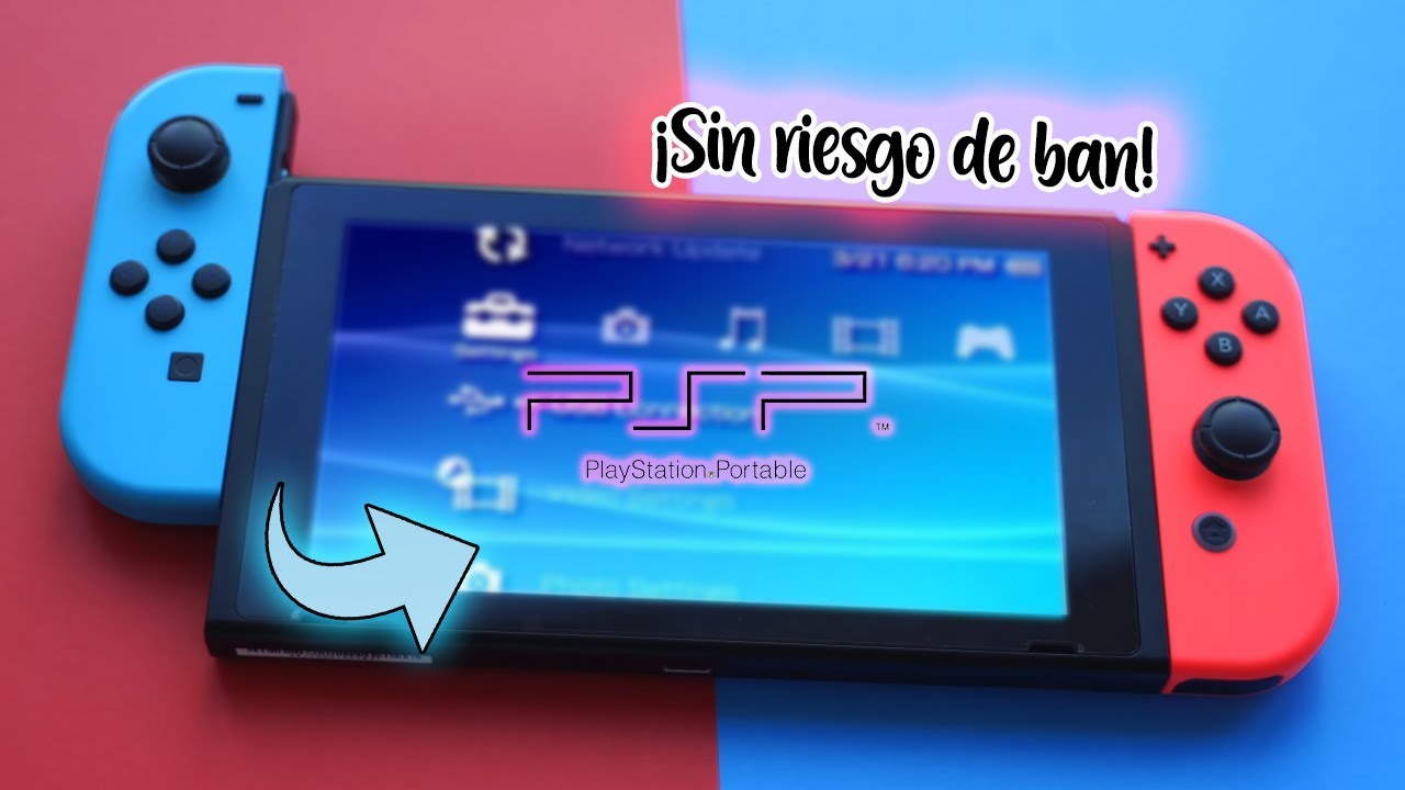 😍 PSP en NINTENDO SWITCH SIN RIESGO de BANEO