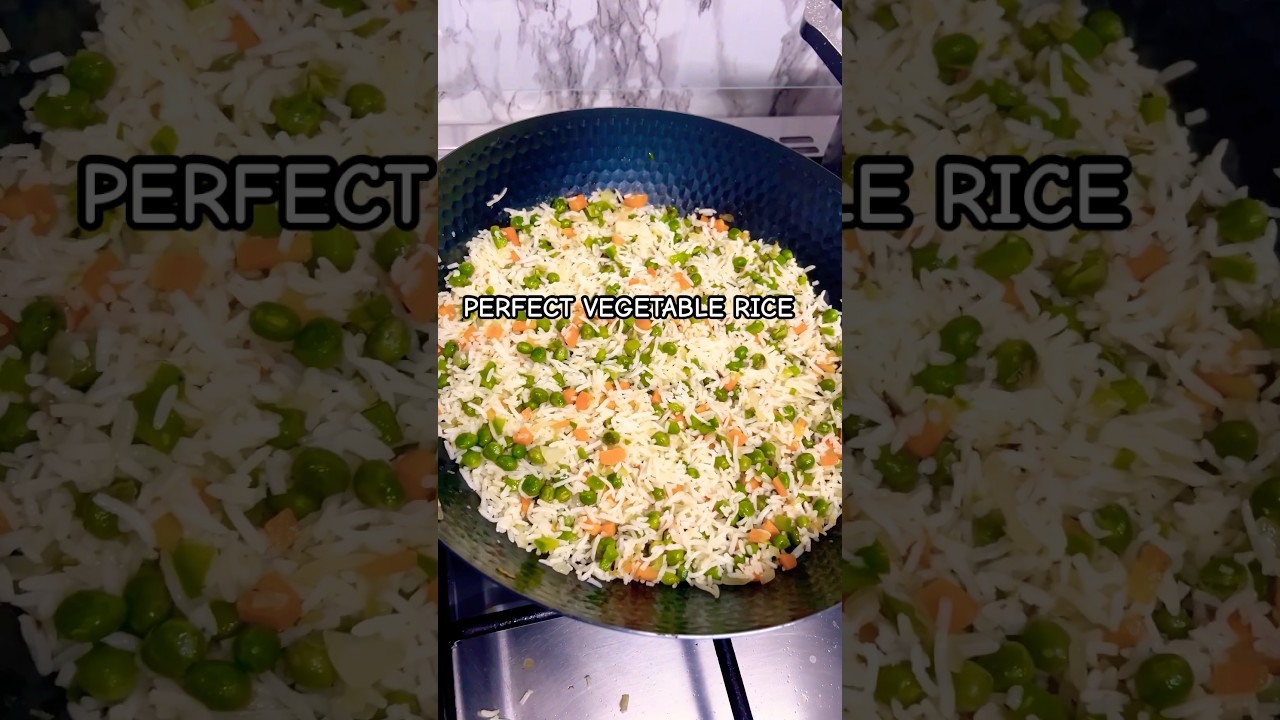 VEGETABLE RICE LIKE A PRO | #vegetablerecipe #vegetables #rice #simple #recipe #roadto1k #food