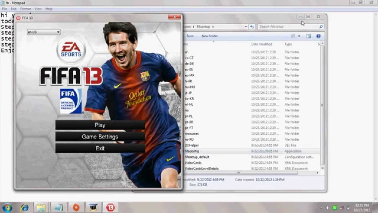 FIFA 13 CRASHDUMP SOLUTION 100% WORKING