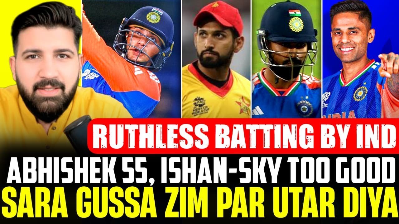 INDIAN batters thrash ZIM, massive total on board