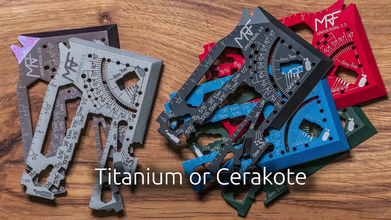 Cerakote and Titanium Universal 3.0 60+ Functions and Tools by MRF Multitools