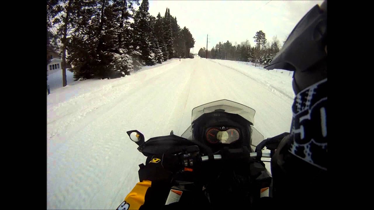 2014 Ski-Doo MXZX 600 etec Top Speed