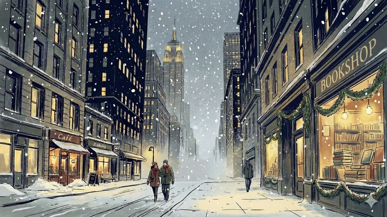 Manhattan After Midnight ❄️ Late Night Winter Jazz