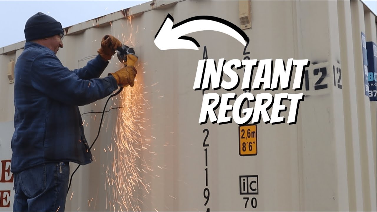 Giant Hole In Our Shipping Container