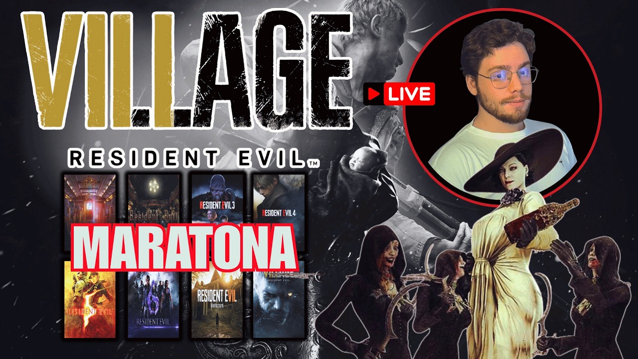 MARATONA | RESIDEN EVIL 8: VILLAGE - ULTIMO LORDE DO JOGO + MIRANDA - FINAL?