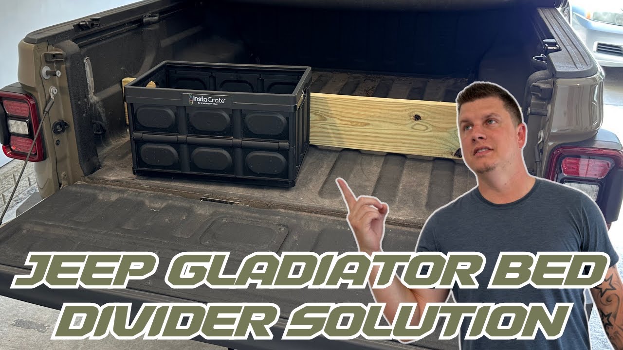 Optimize Your Jeep Gladiator: Truck Bed Divider Solution You Need!