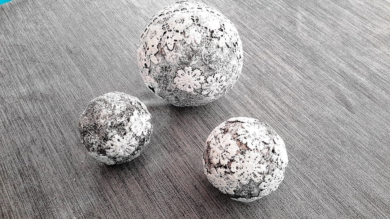 🌑 ШАРЫ ИЗ АЛЮМИНИЕВОЙ ФОЛЬГИ...BALLS OF ALUMINUM FOIL ...