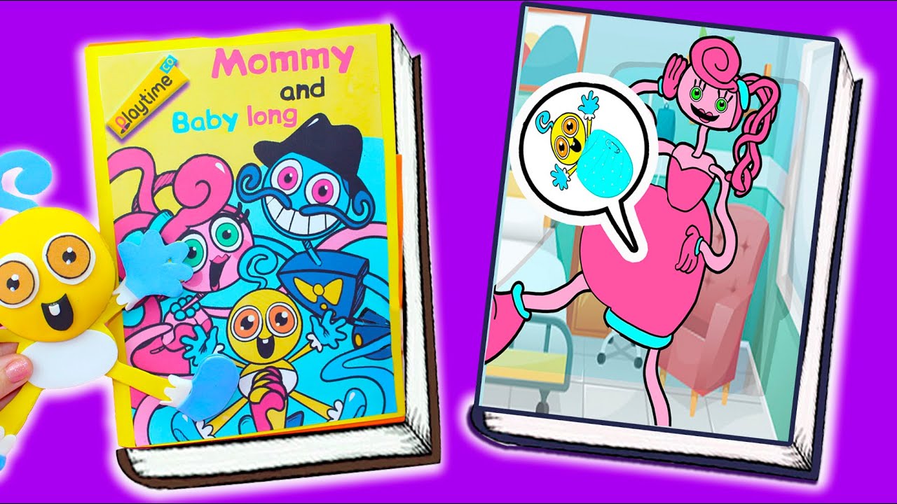 DIY 14 Gaming book Poppy Playtime mommy long legs and baby long legs/ 게임 컬렉션 게임 서적 Story Gaming book