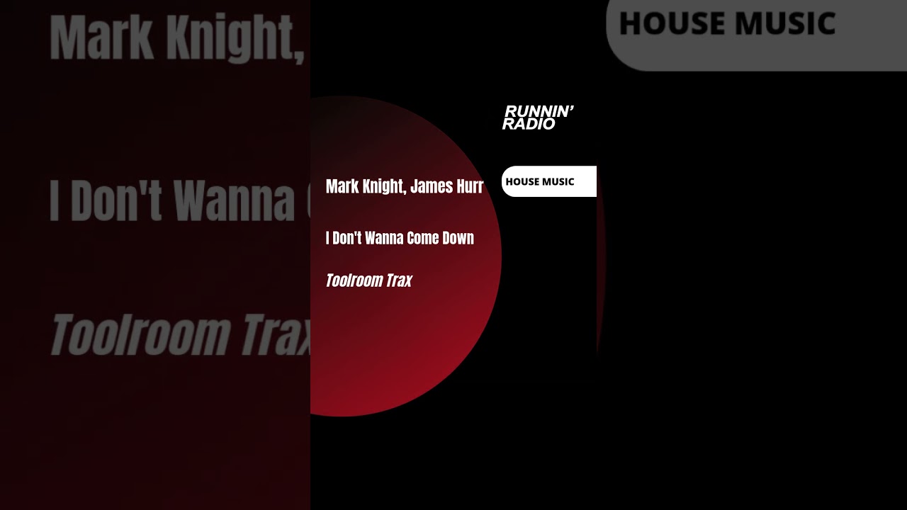 Mark Knight, James Hurr - I Don't Wanna Come Down