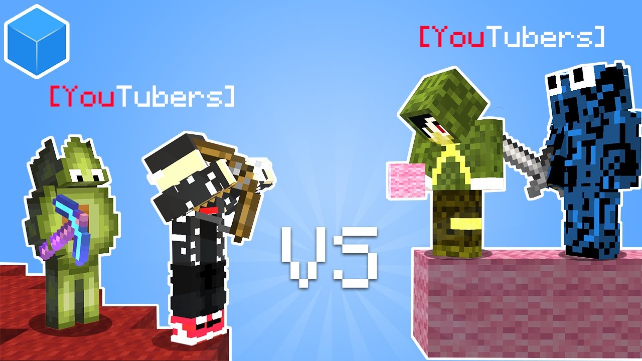INSANE Minecraft YouTuber TEAM Battle in EggWars