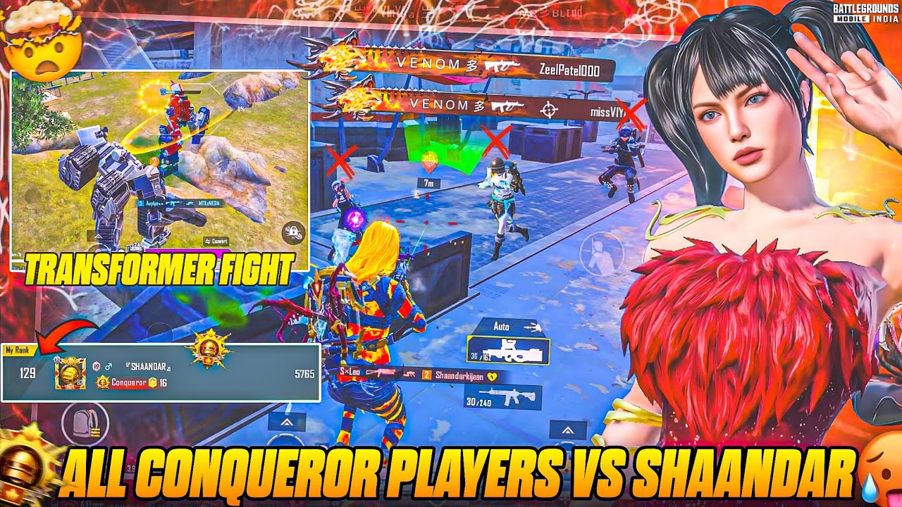 💀NO!! Top 100 Richest Conqueror Lobby Players Rushed On Me💀& Everyone Reported Me After This🔥