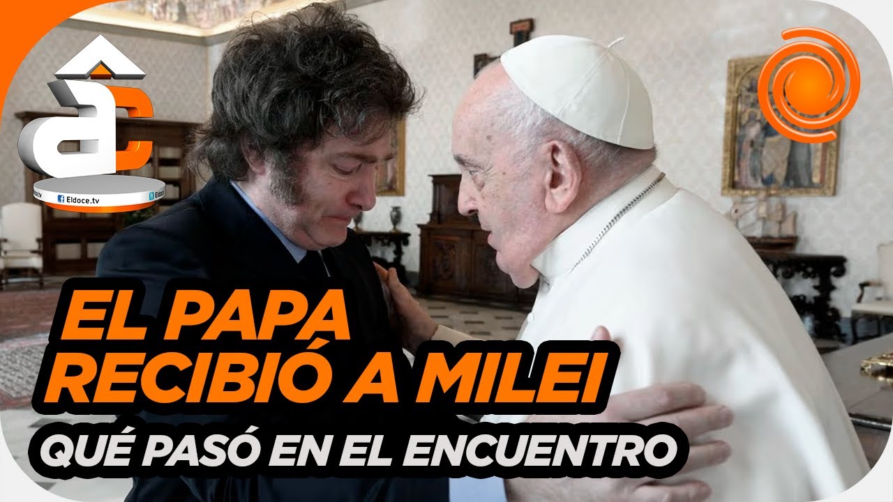 Regalos, abrazos y QUÉ SE DIJERON: el encuentro entre el Papa y Milei