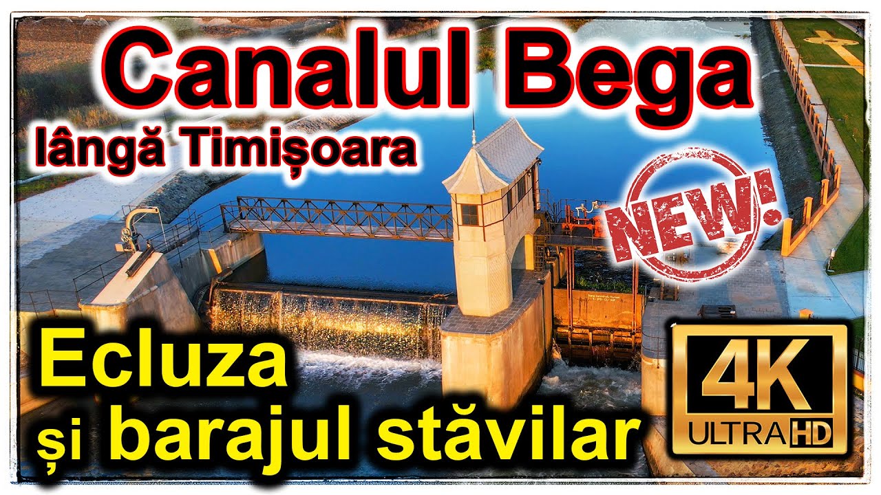 [Bega] Ecluza și barajul stăvilar de la nodul hidrotehnic Sânmihaiu Român, lângă Timișoara | Adisan