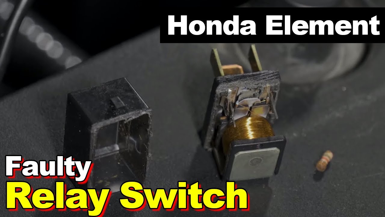 2006 Honda Element Parasitic Battery Drain Caused By Failed AC Clutch Relay Switch