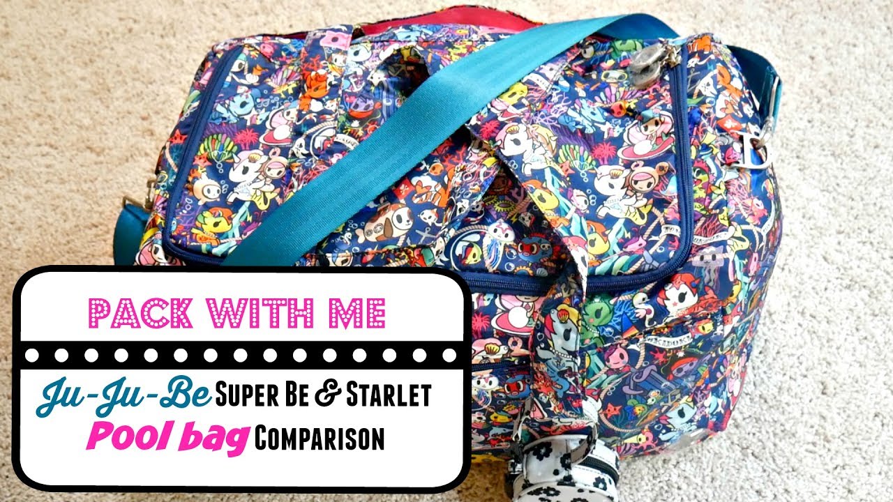 PACK WITH ME: Ju-Ju-Be Super Be & Starlet Pool Bag Comparison + Sea Punk!