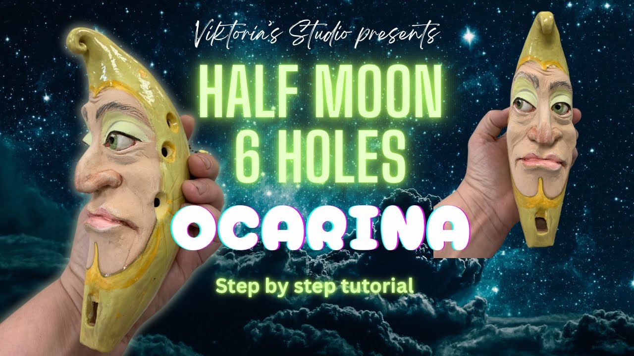 Half Moon 6 holes ocarina . How to...