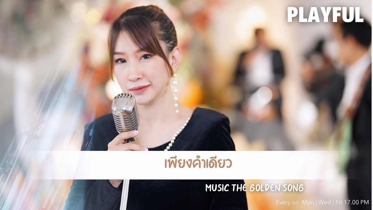 PLAYFUL เพียงคำเดียว  - แจ้ ดนุพล || Music The golden song (Cover)