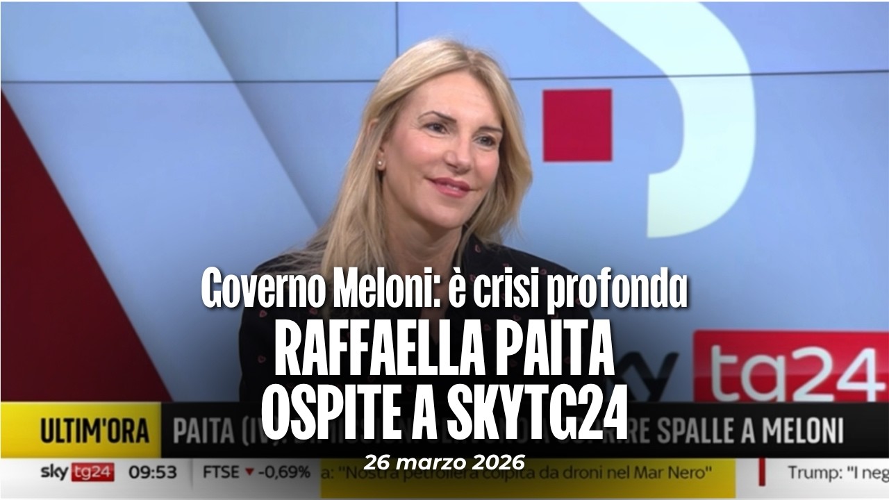 Centrodestra sconfitto per il giustizialismo. Ora &egrave; crisi profonda | Raffaella Paita a Skytg24