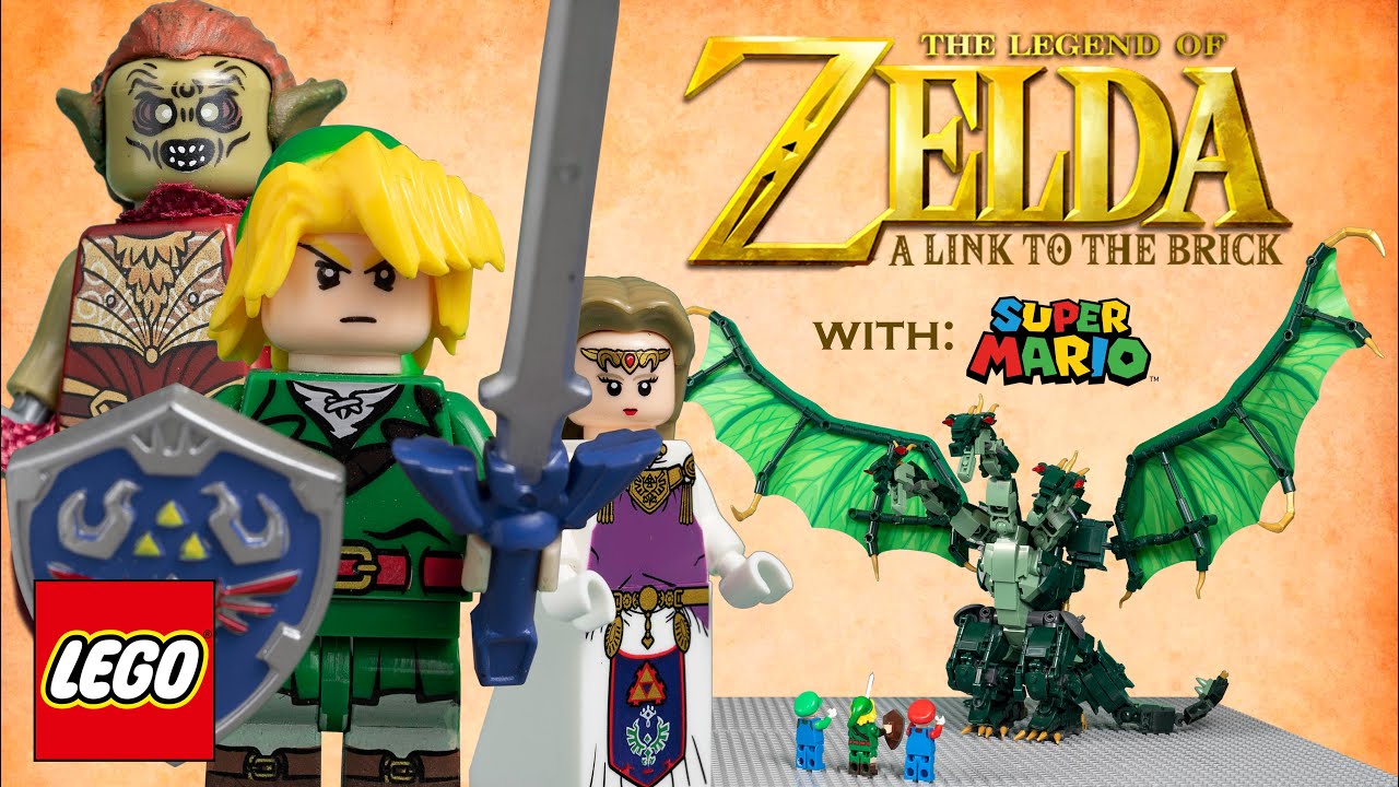 The Legend of Zelda  4K Lego Movie - A Link to the Brick