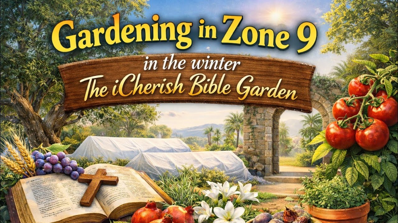 iCHERISH Bible Garden ~ Mint, Mustard seeds and green onion Harvested