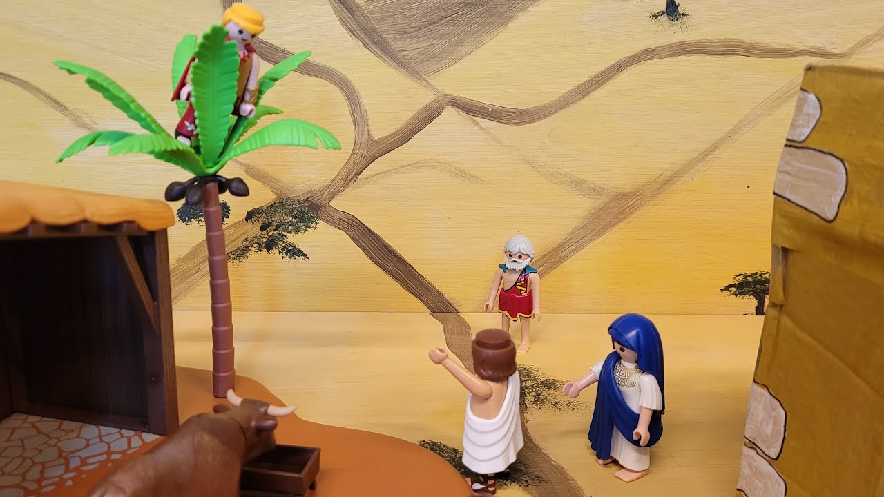 Jezus en Zacheus   voor kinderen
