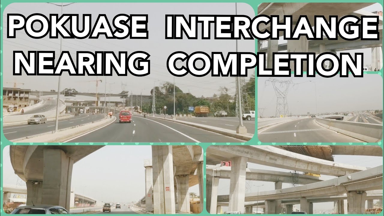 Pokuase Interchange Nearing Completion (March 2021): Biggest Interchange in West Africa