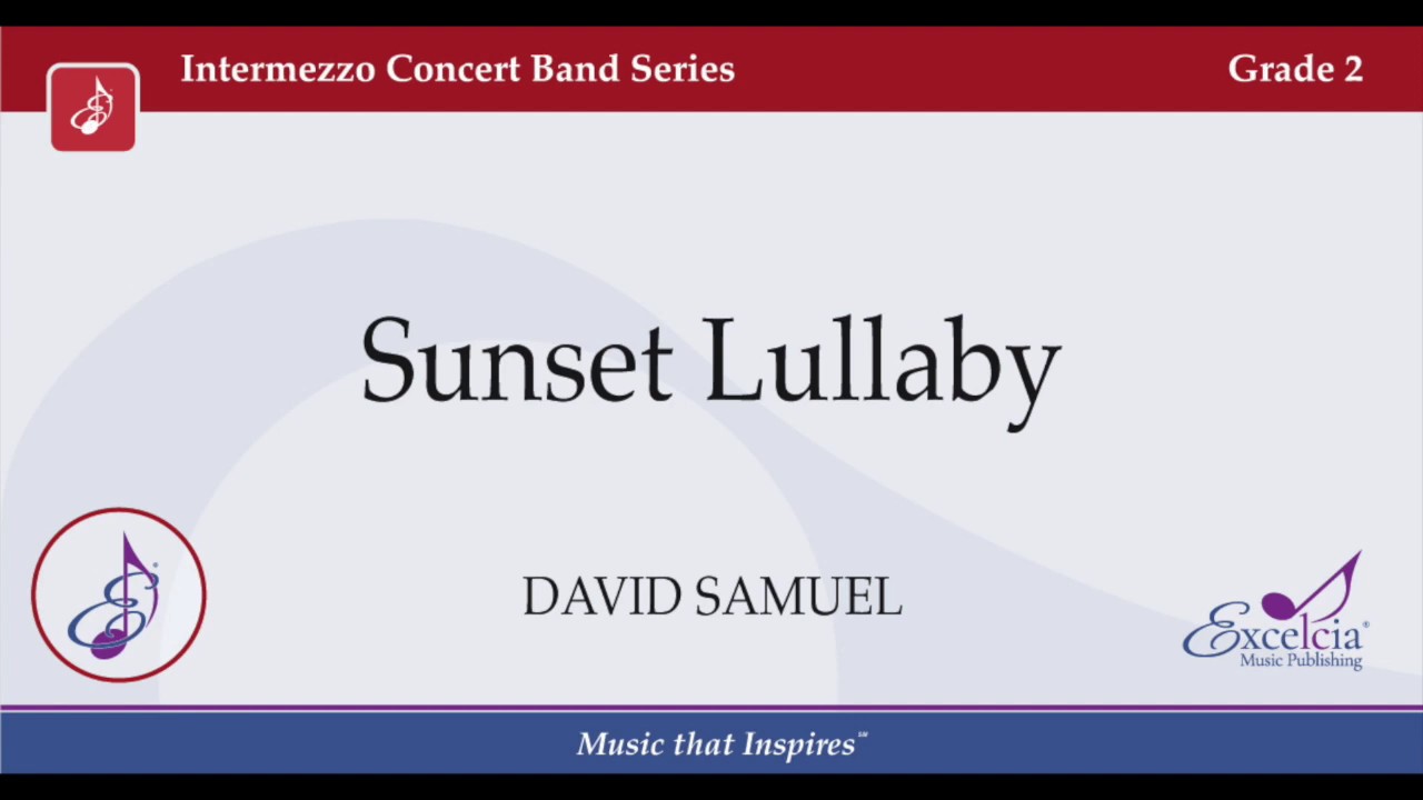 Sunset Lullaby - David Samuel