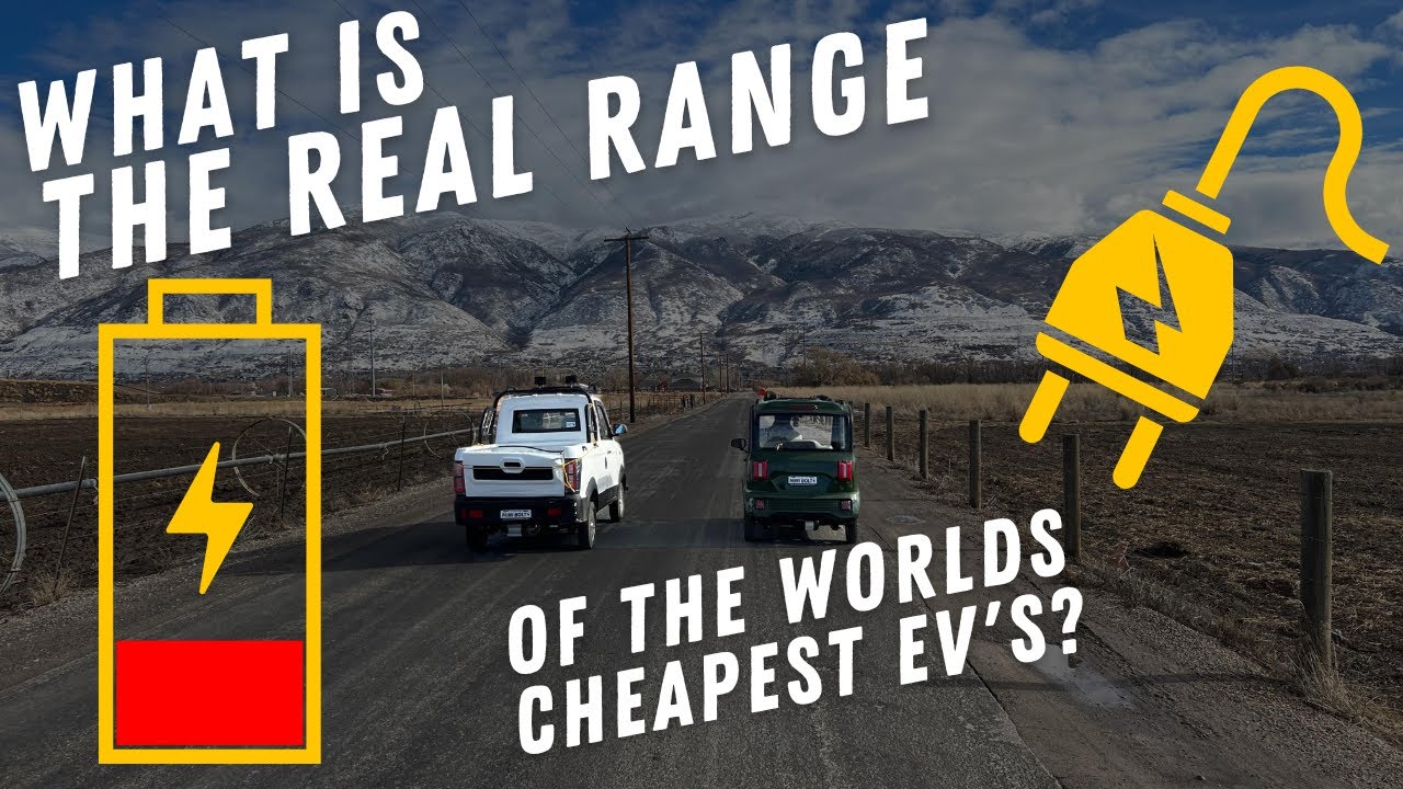What is the actual Range of the Worlds Cheapest Electric Car and Truck? ( In the Cold)