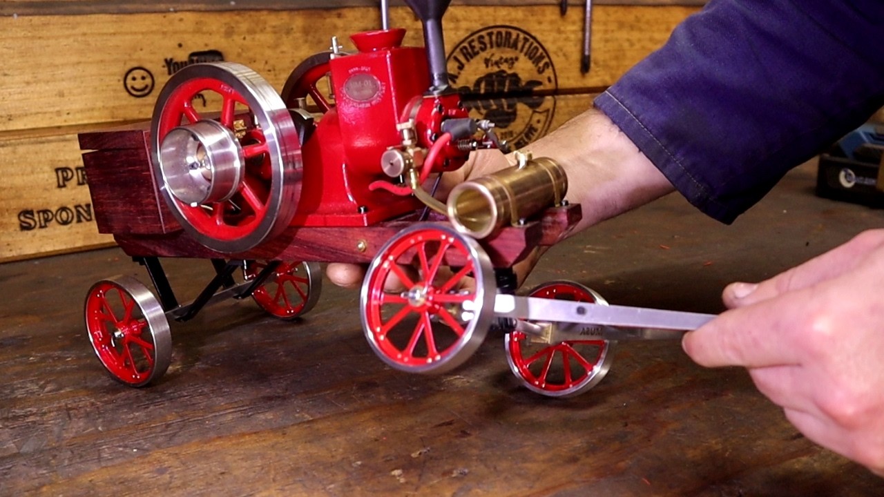 This little hit and miss stationary engine won't be too stationary anymore...