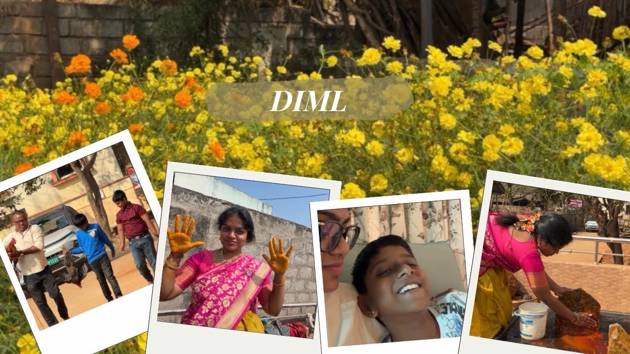 DIML(Ganganamma mokku) with family🧑‍🧑‍🧒‍🧒💗