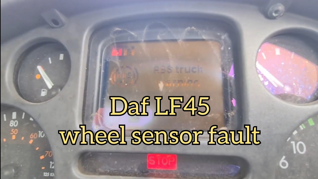 DAF LF45 Abs sensor Fault quick test