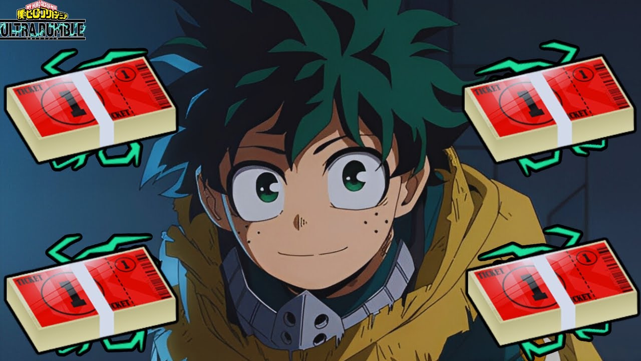 GASTEI TODOS OS MEUS TICKETS EM BUSCA DO NOVO MIDORIYA! (será que ele veio?) - My Hero Ultra Rumble